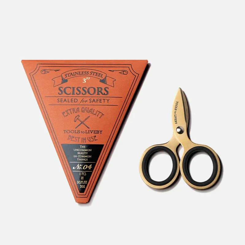 Tools to Live By: Scissors 3" - Gold