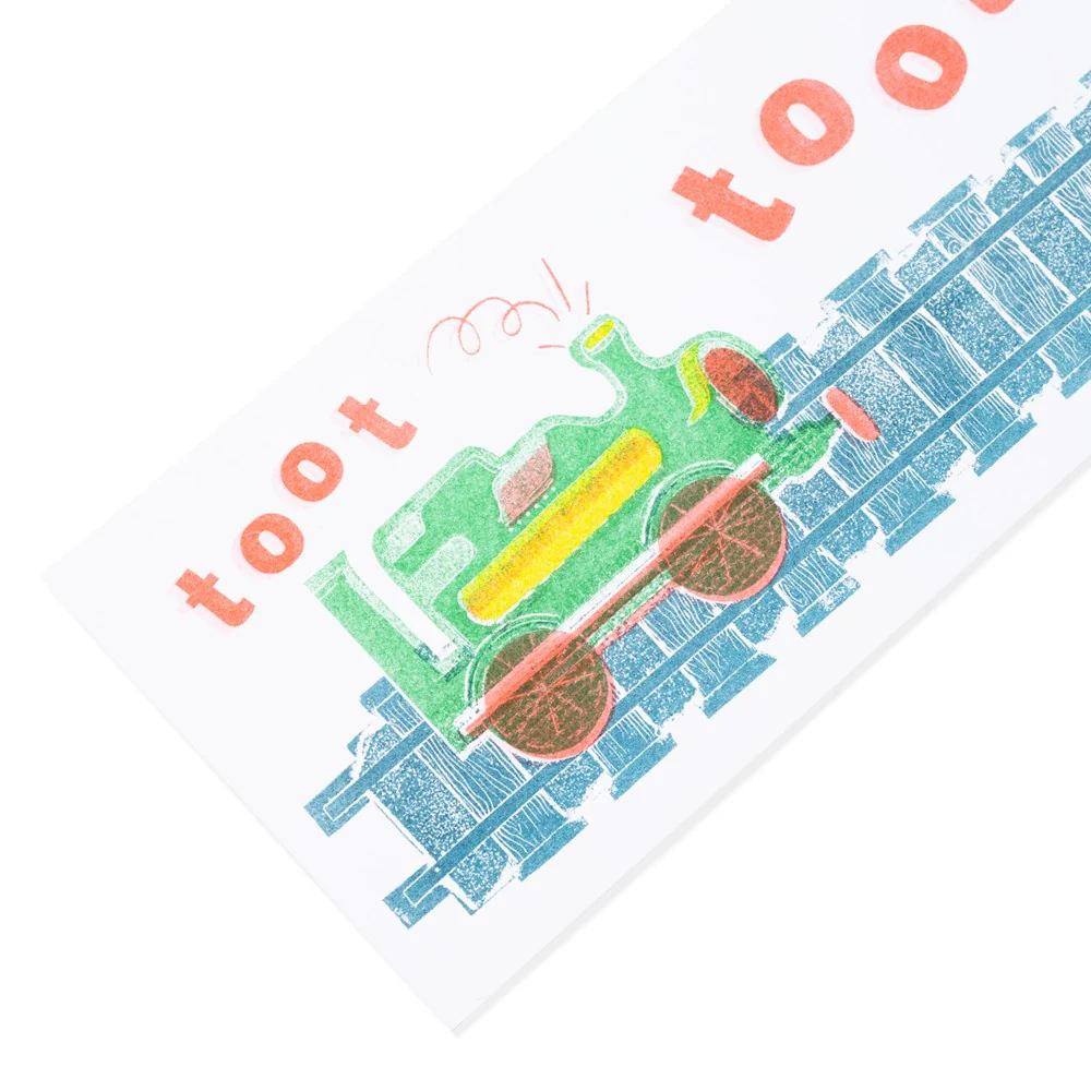 Toot Toot - Risograph Print - Abbie Mooney - Image 2