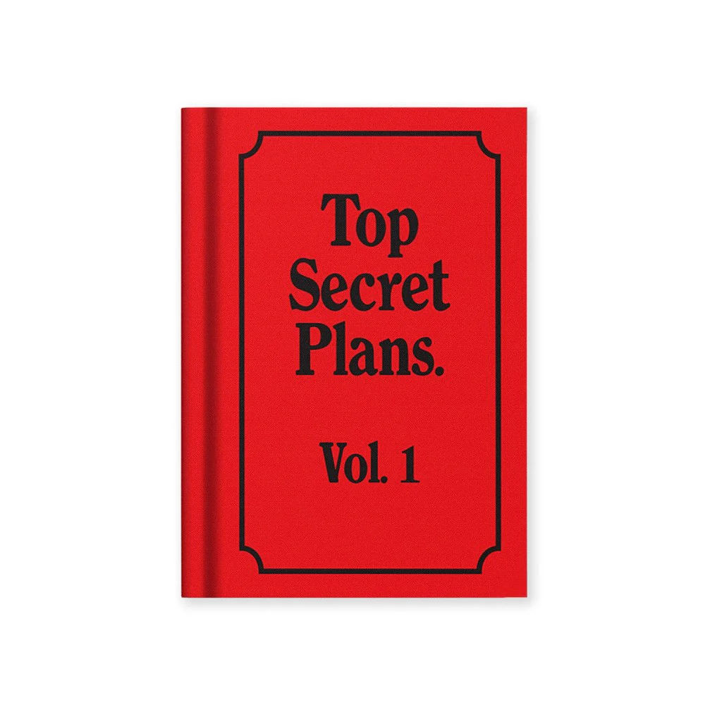 Top Secret Plans Notebook A7