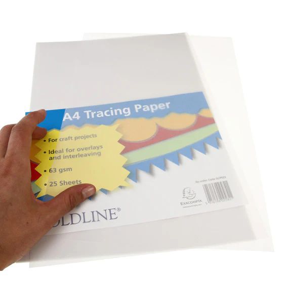 Tracing Paper Pack - A4 25pk - 63gsm - Image 2