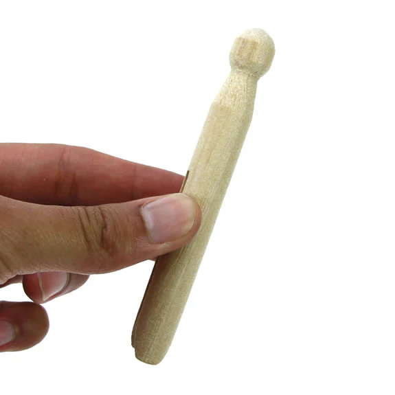 Wooden Dolly Pegs Natural 24pk - Image 3