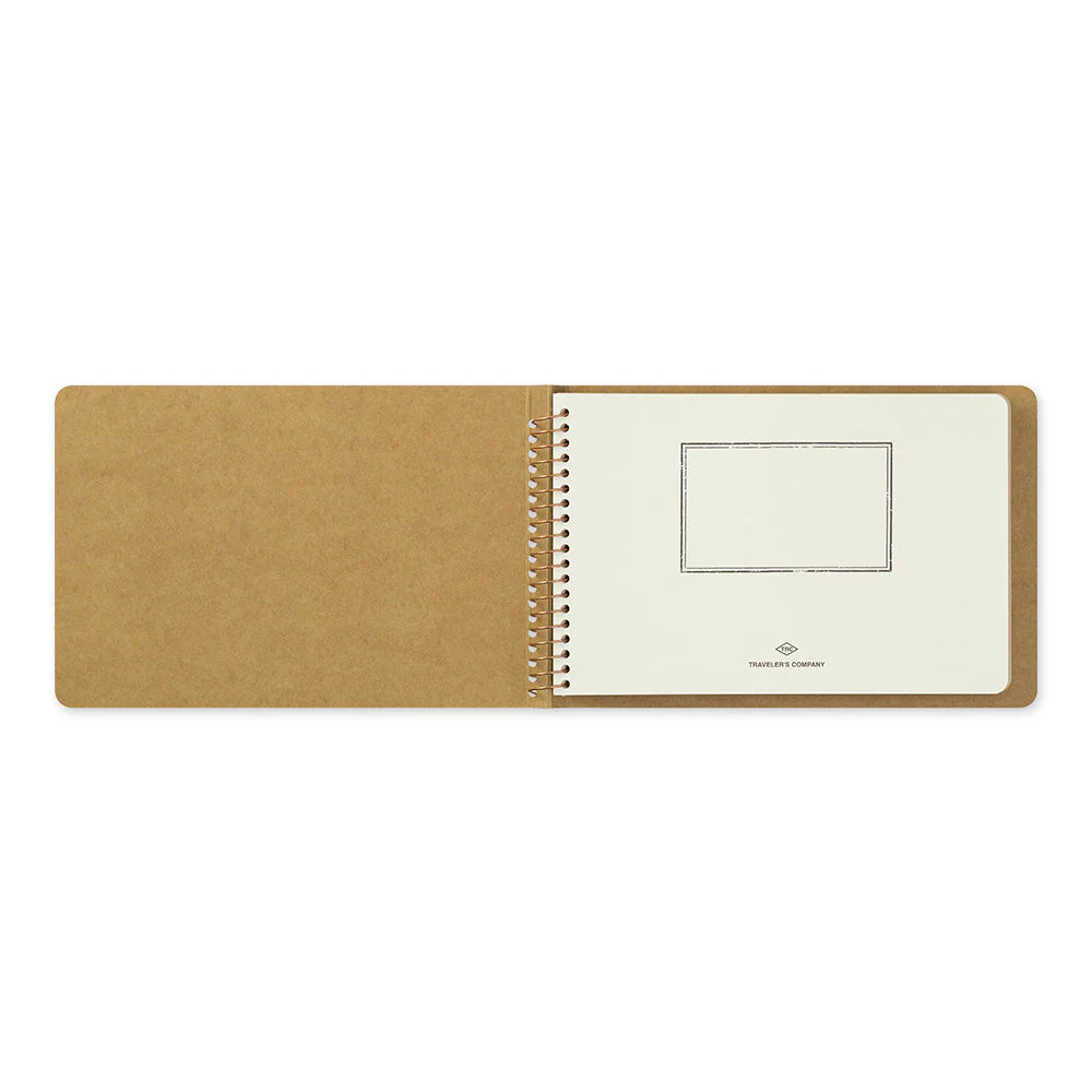 Midori: Traveler's Spiral Ring Notebook: B6 DW Kraft - Image 2
