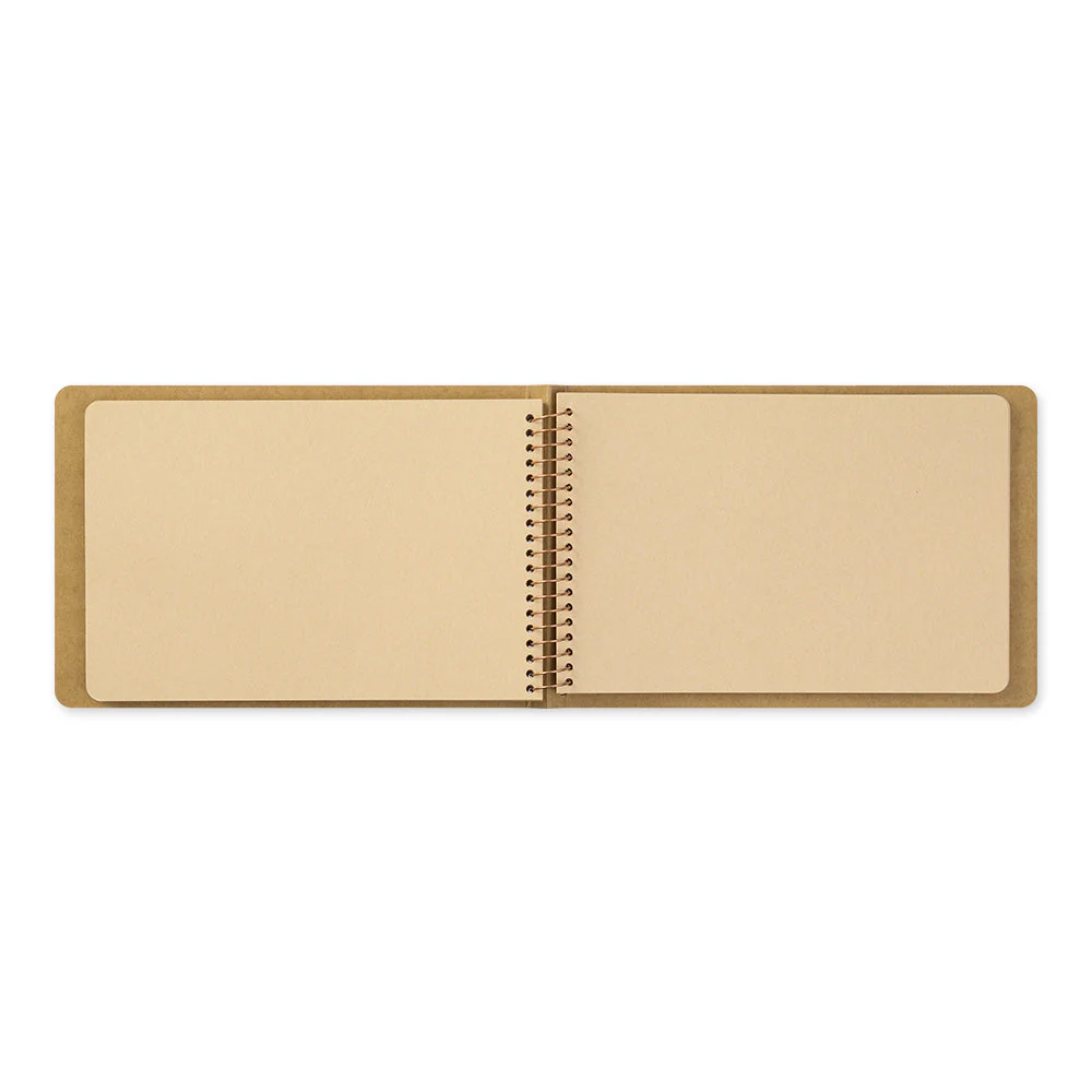 Midori: Traveler's Spiral Ring Notebook: B6 DW Kraft - Image 3