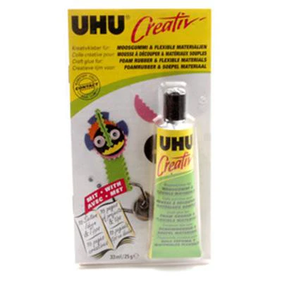 UHU Creativ Foam Rubber - 33ml