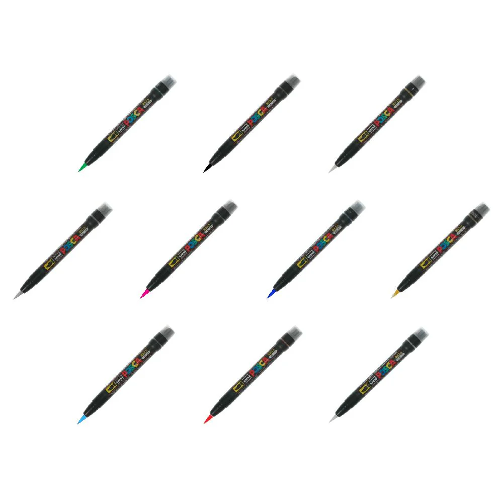 Uni Pcf350 PoscaBrush Markers - Image 2
