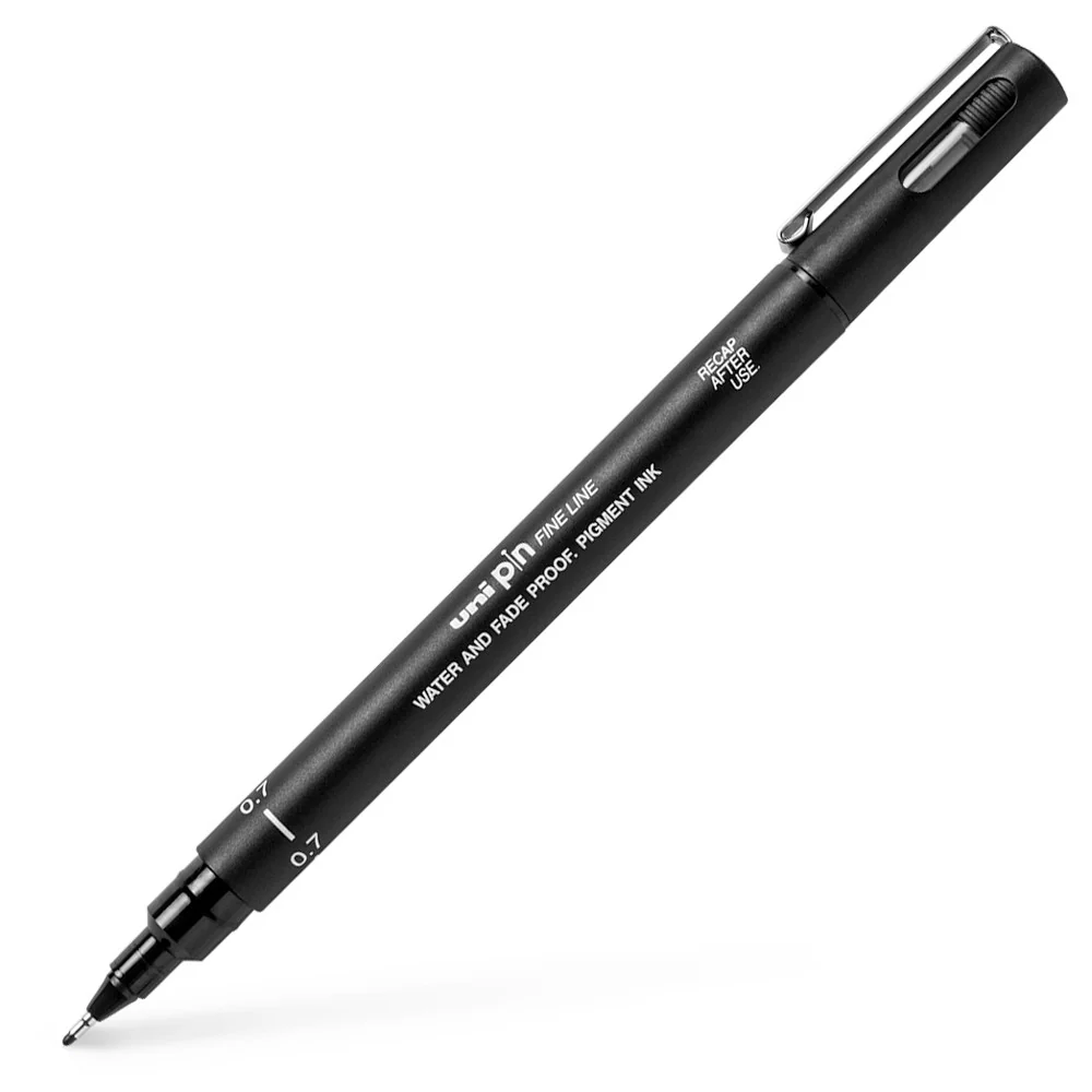 Uni Pin Fine Line Marker - Black - Image 10