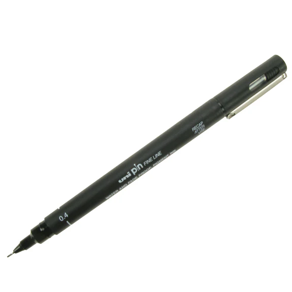Uni Pin Fine Line Marker - Black - Image 3