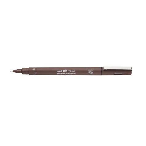 Uni Pin Fine Line Marker - Sepia