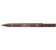 Uni Pin Fine Line Marker - Sepia - Image 2