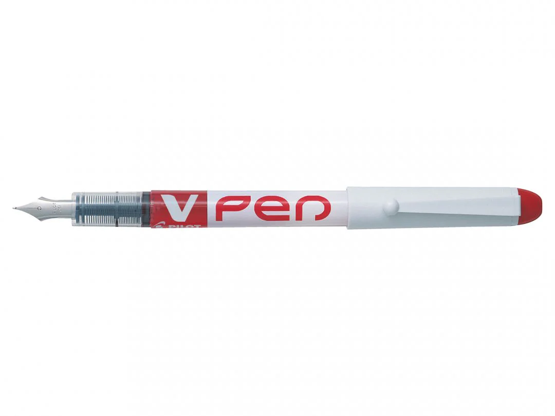 V Pen Fountain Pen White Barrel - Image 5