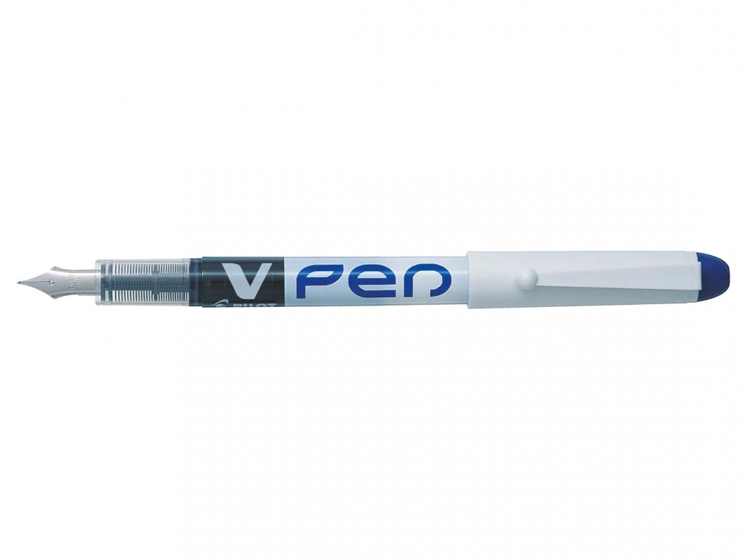 V Pen Fountain Pen White Barrel - Image 6