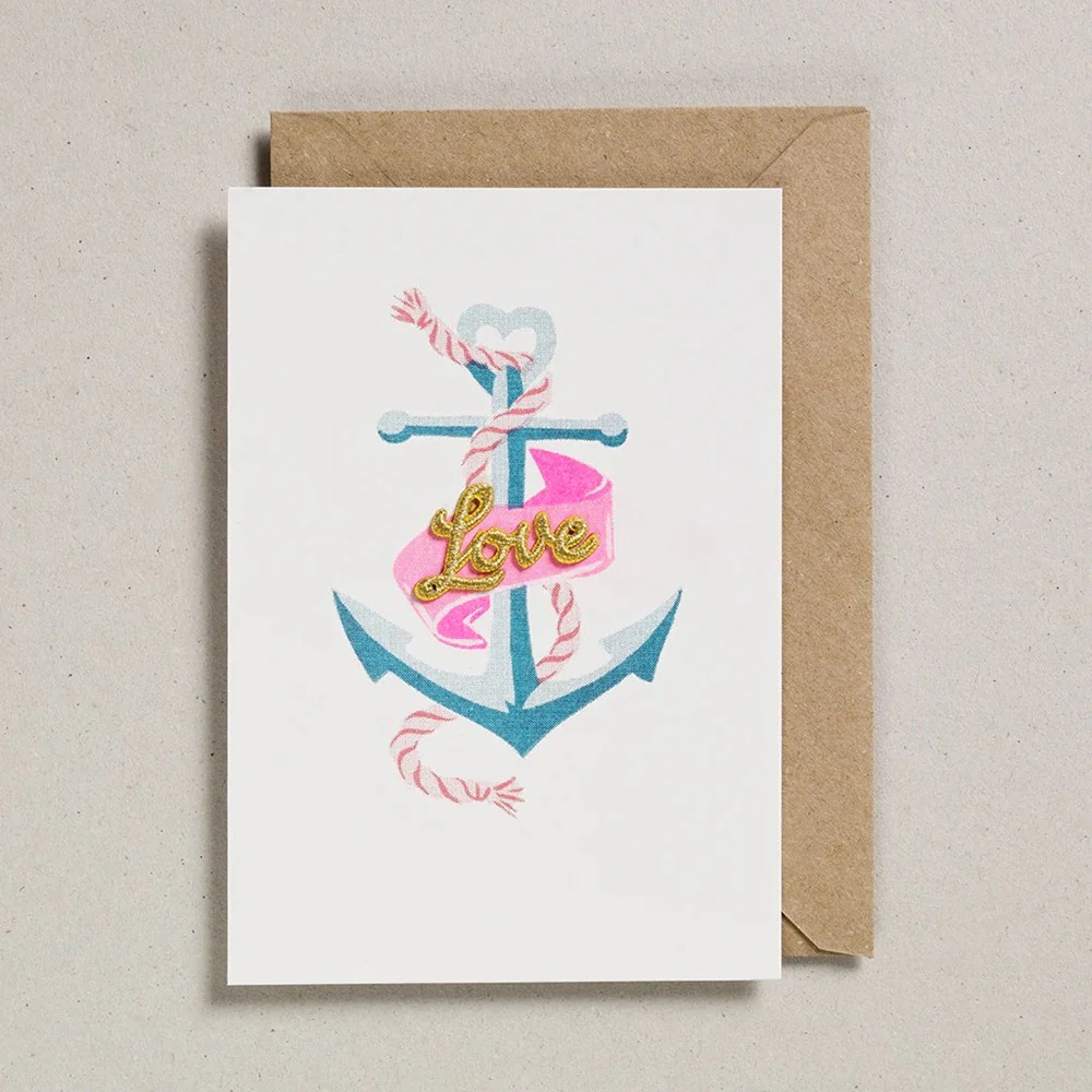 Valentines Card - Love Anchor