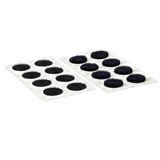 VELCRO Brand Stick On Coins Hook & Loop 16mm x 16 Sets Black - Image 2