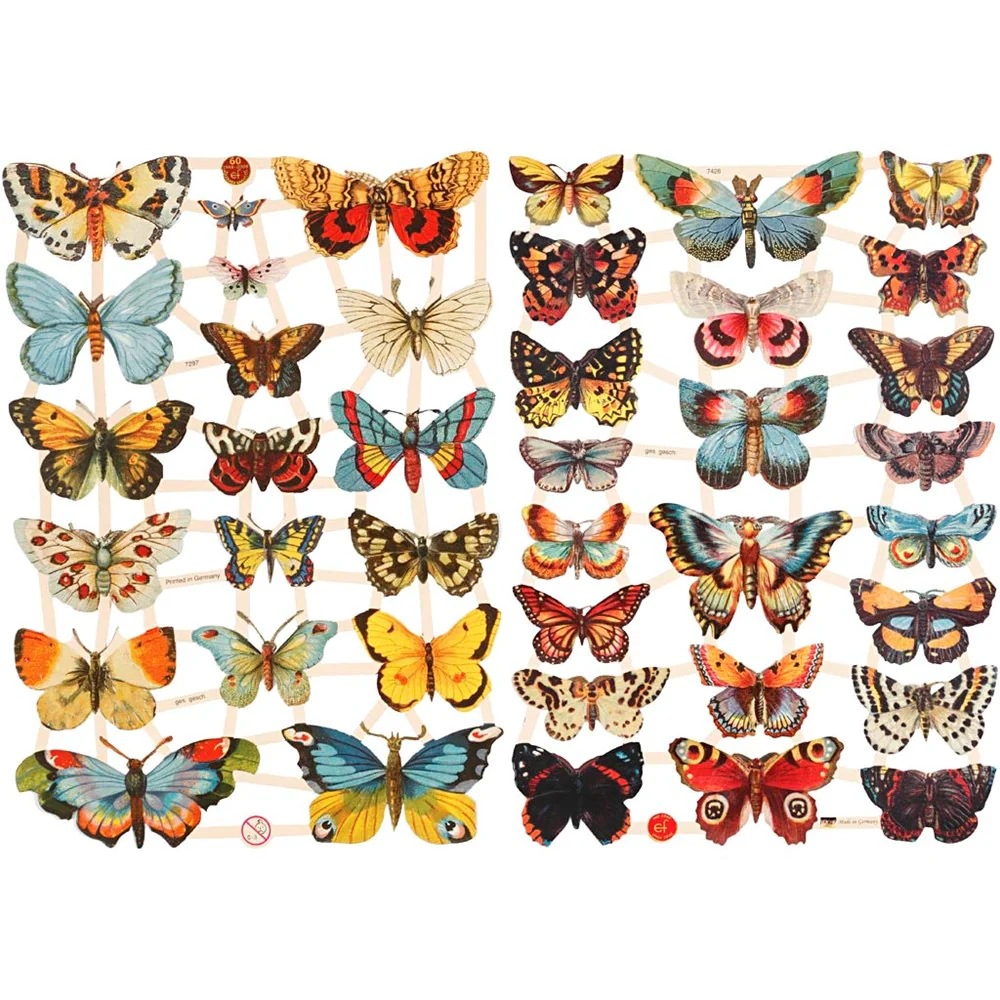 Vintage Die-Cuts: Butterflies