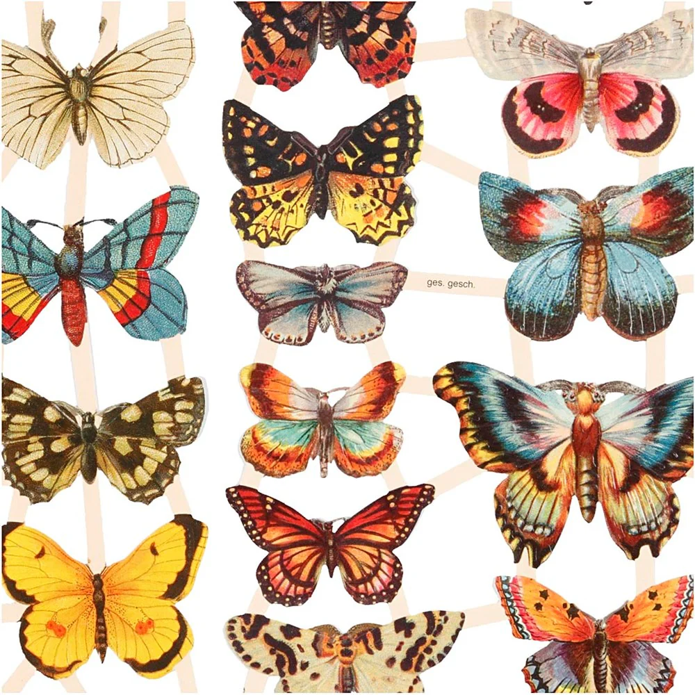 Vintage Die-Cuts: Butterflies - Image 3