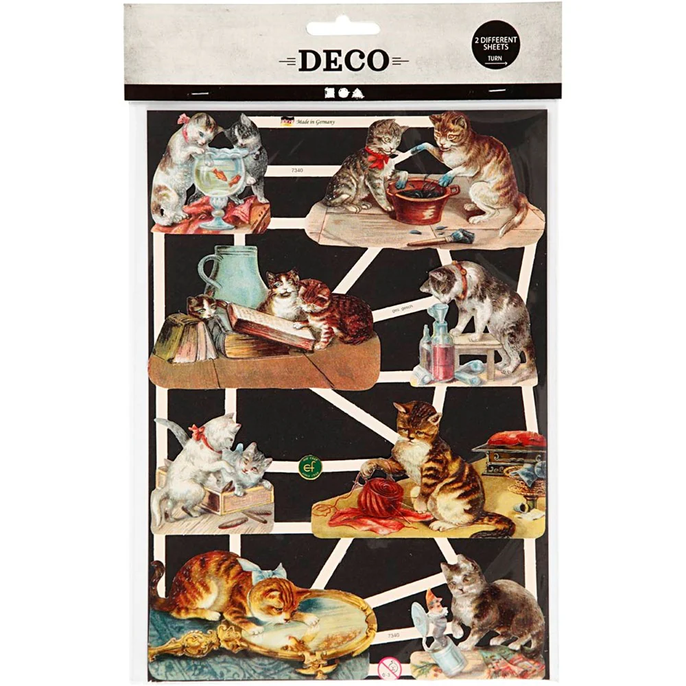 Vintage Die-Cuts: Cats - Image 2