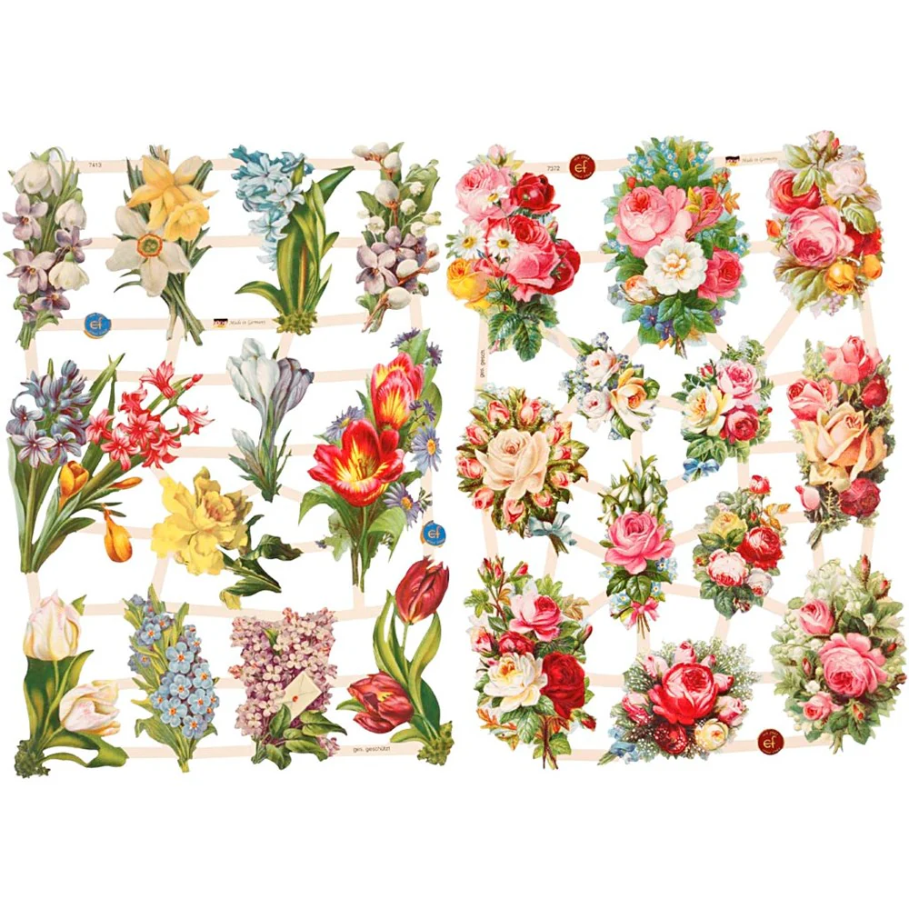 Vintage Die-Cuts: Floral