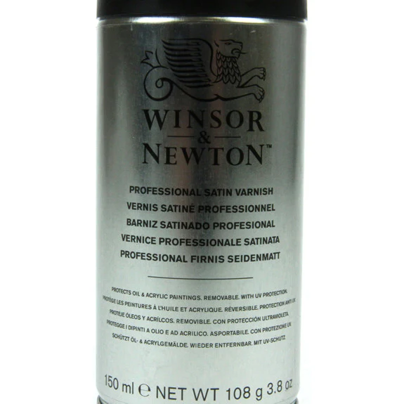 W&N Satin Varnish 150ml Pro Spray - Image 2