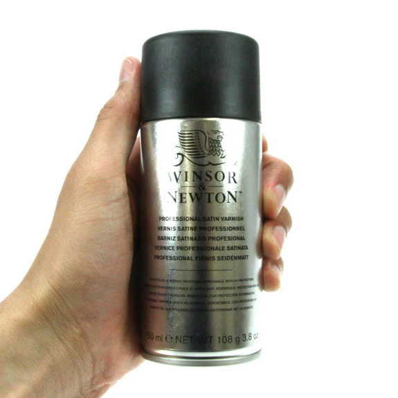 W&N Satin Varnish 150ml Pro Spray - Image 3