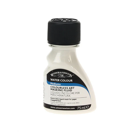 W&N Colourless Art Masking Fluid 75ml Watercolour Medium