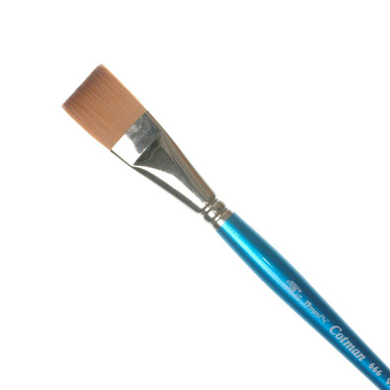 W&N - Cotman Brush Series 666 One Stroke - Image 4