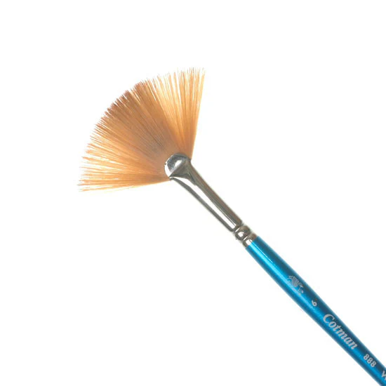 W&N - Cotman Brush Series 888 Fan Short Handle - Image 3