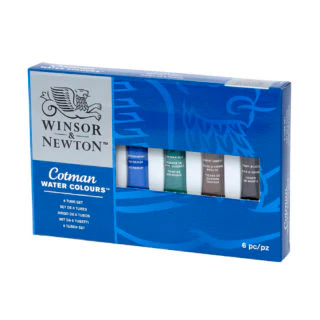 Cotman Watercolour Tube Set 6 x 8ml - Image 5