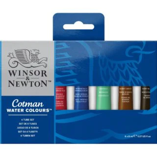 Cotman Watercolour Tube Set 6 x 8ml - Image 6