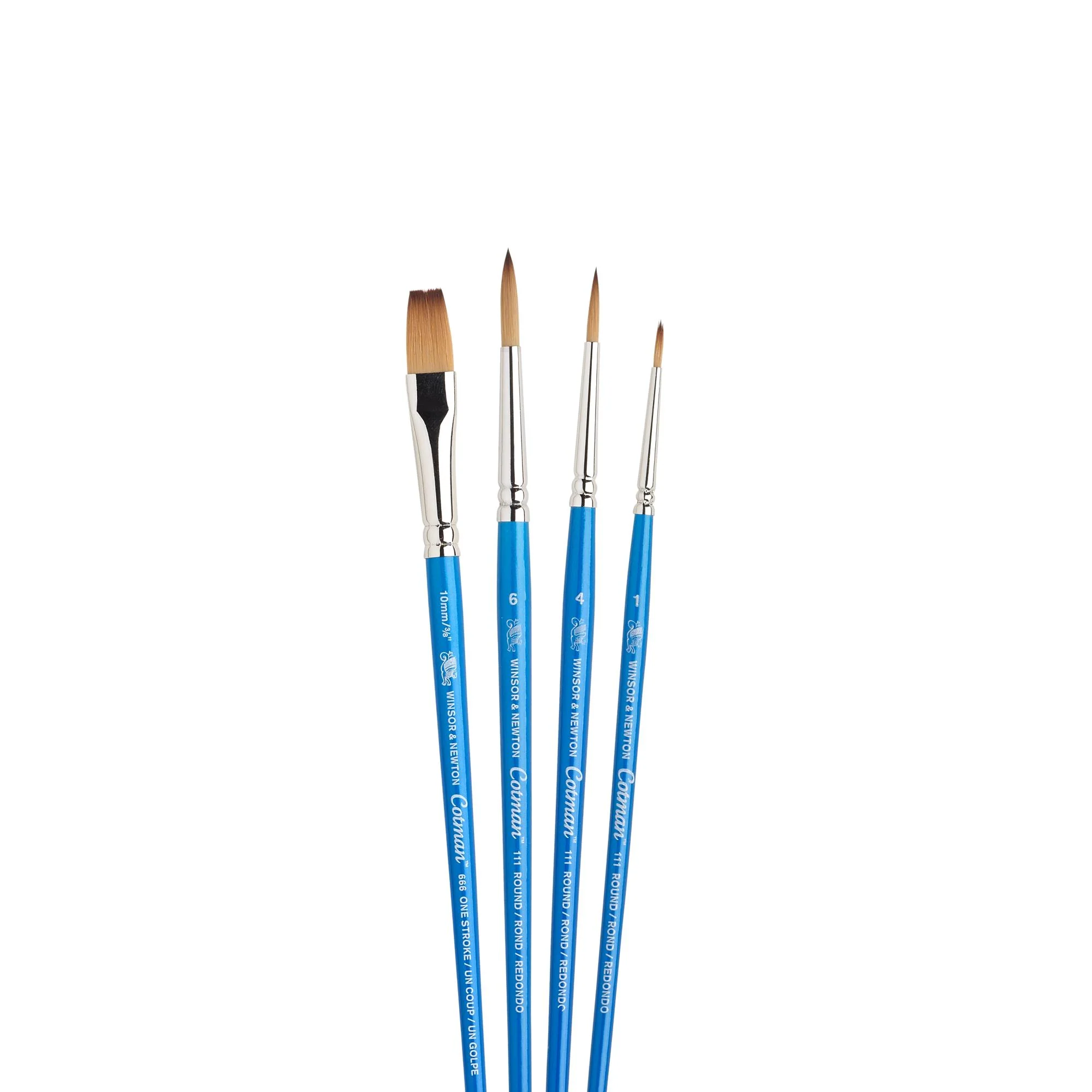 Cotman Water Colour Brush Short Handle 4pk - Image 2
