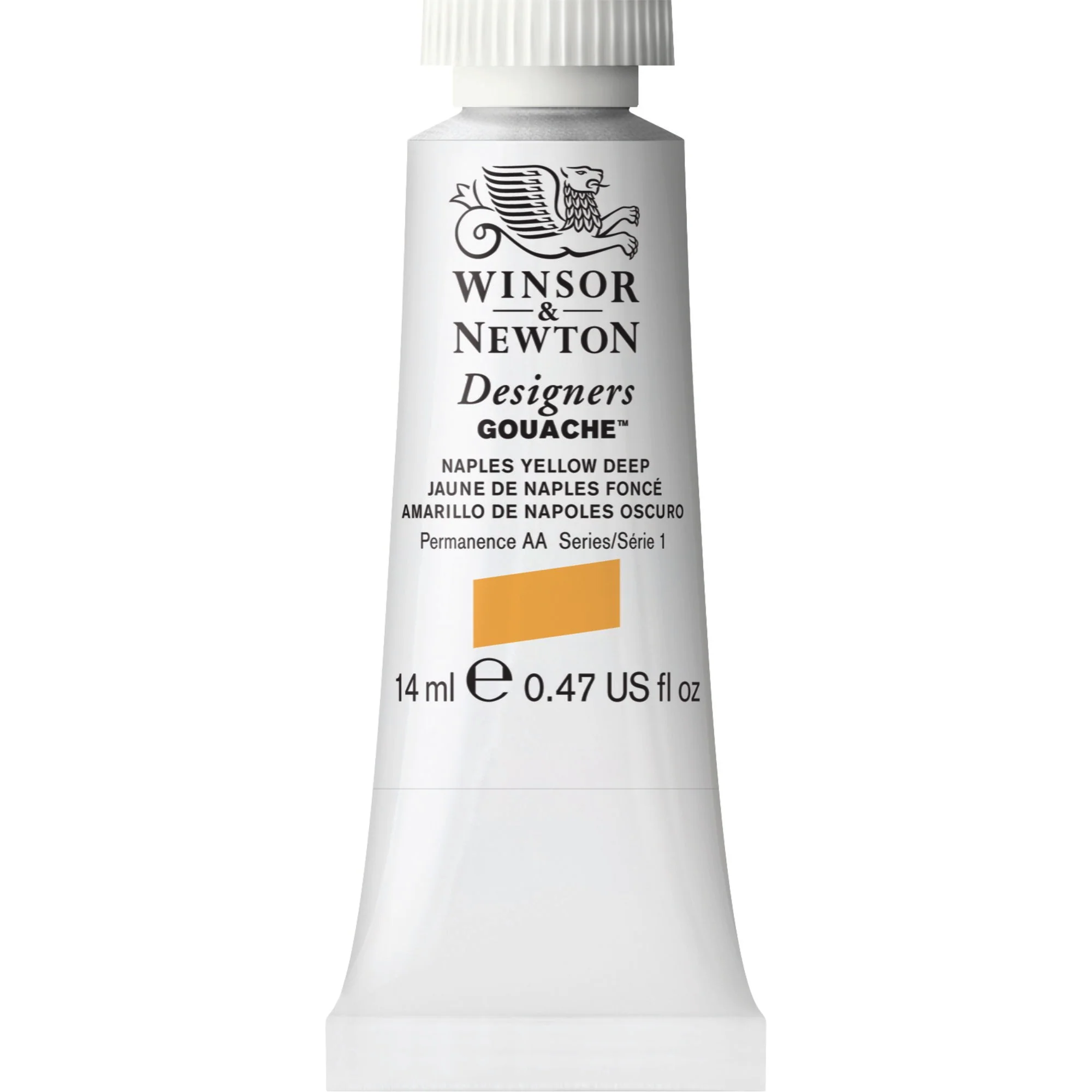 W&N Designers Gouache 14ml - Naples Yellow Deep