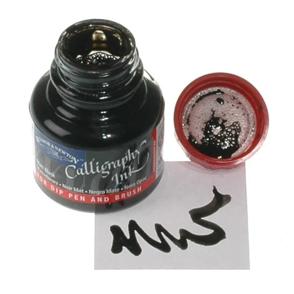 W&N - Dip Ink 30ml Black - Image 3