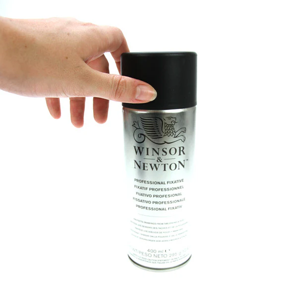 W&N Fixative 400ml Pro Spray - Image 2