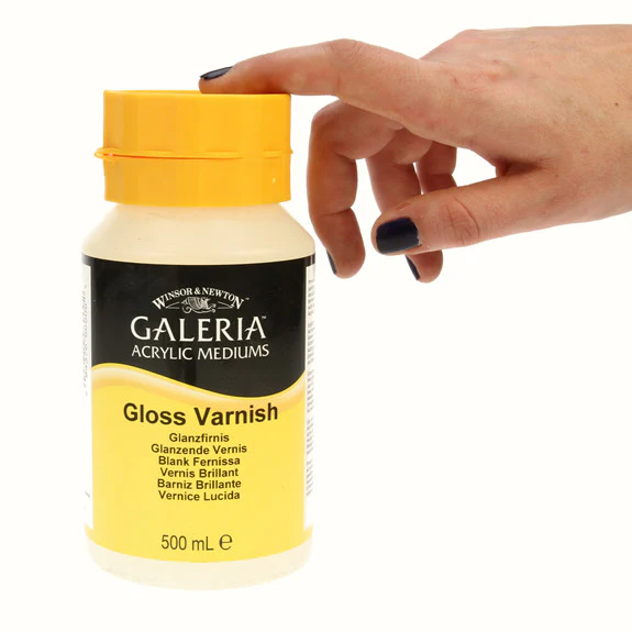 W&N Galeria Gloss Varnish Acrylic Medium 500ml - Image 2
