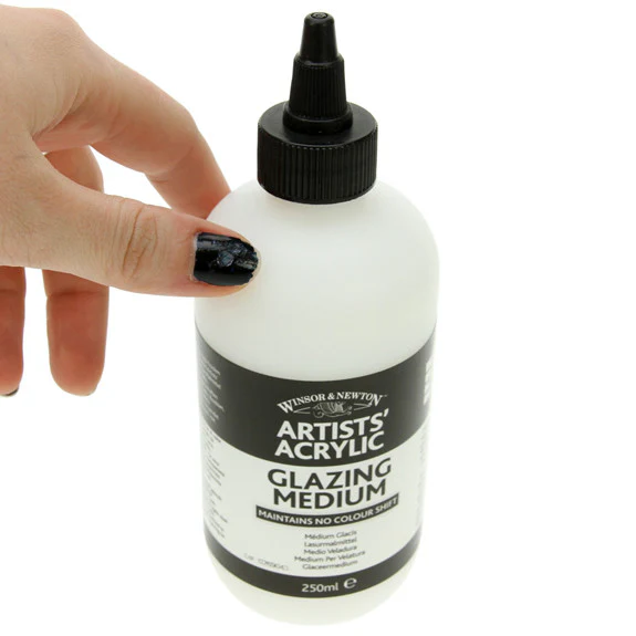W&N Glazing 250ml Pro Acrylic Medium - Image 2