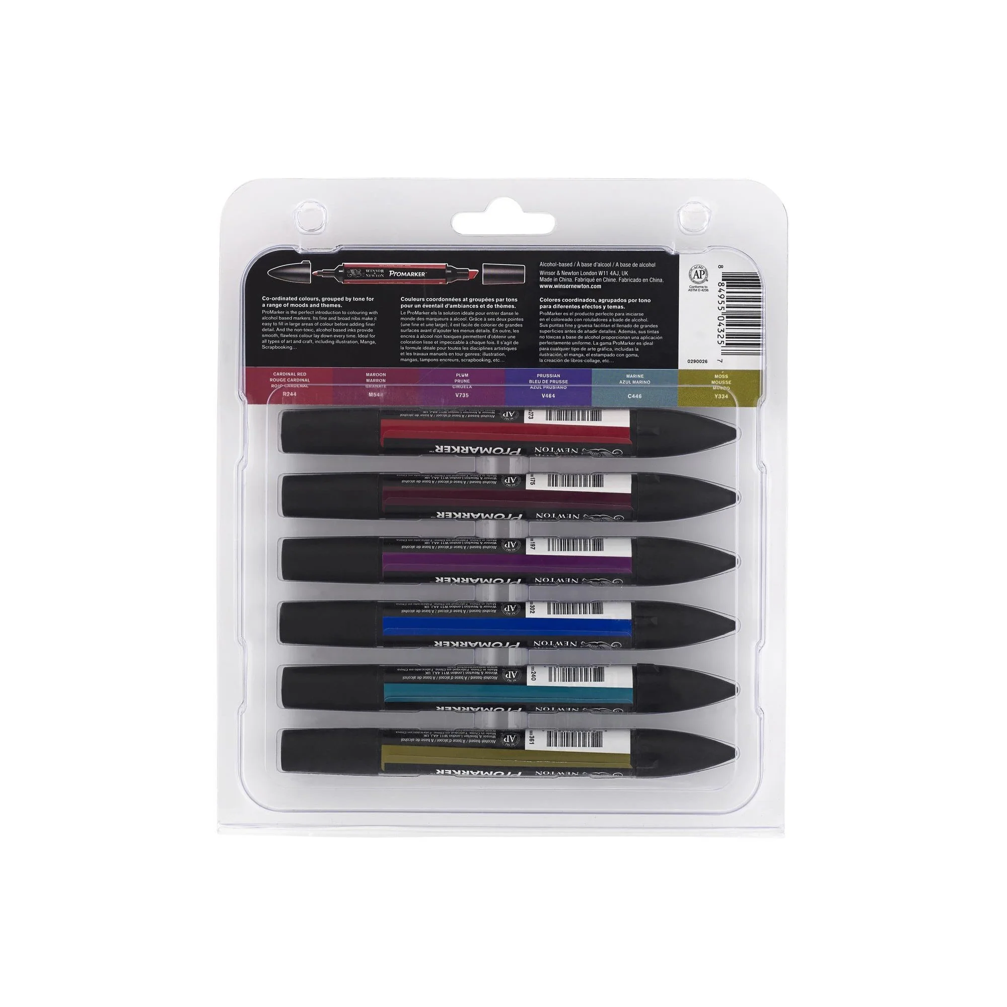 W&N Promarker 6pc Rich Tones - Image 2