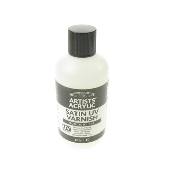 W&N Satin UV Varnish 125ml Pro Acrylic Medium