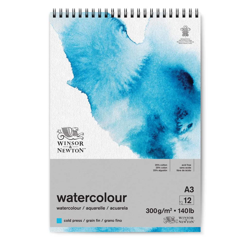 W&N Watercolour Paper CP Spiral Pad - Image 6
