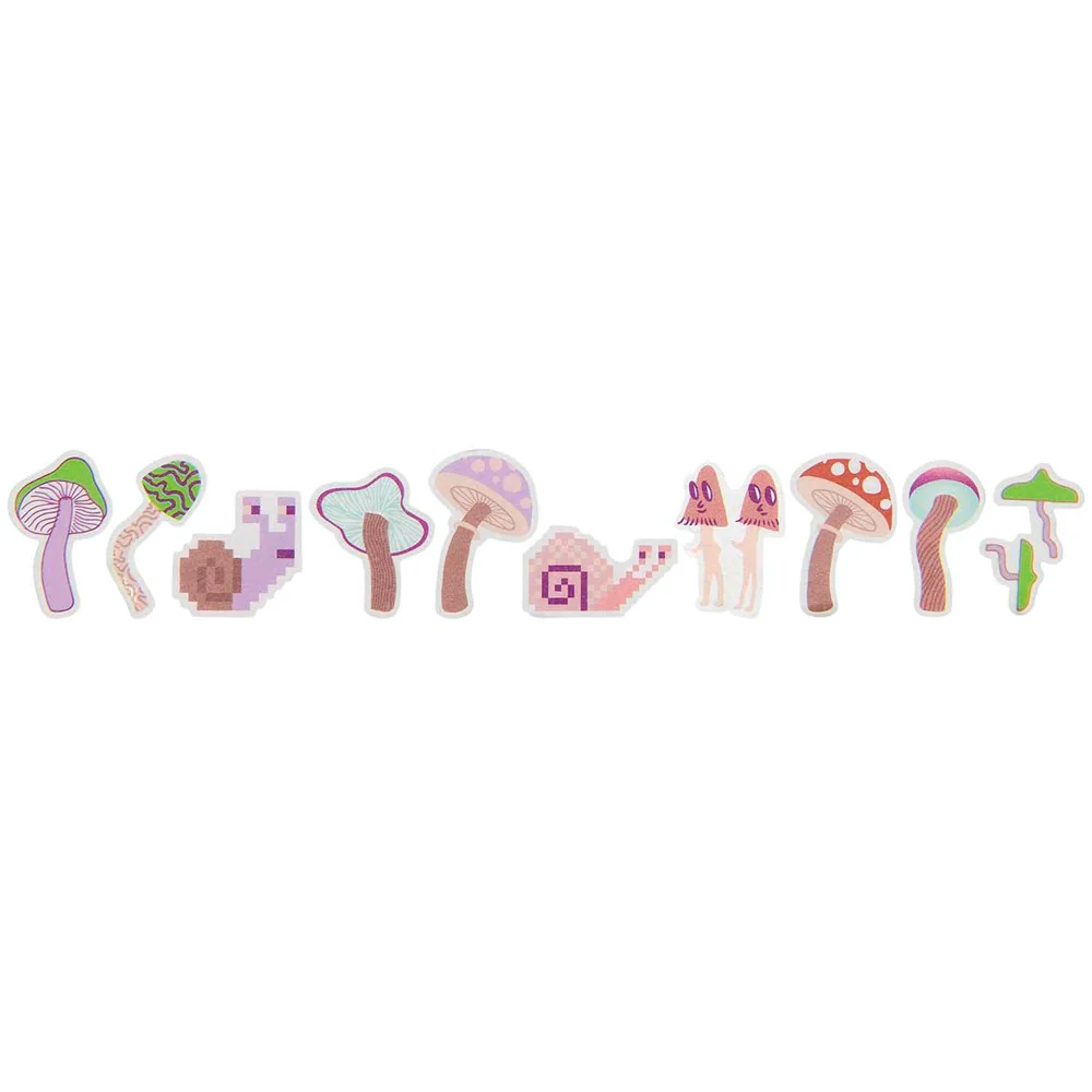 Paper Poetry Big Shroomies Mushroom Washi Stickers Roll - Image 2