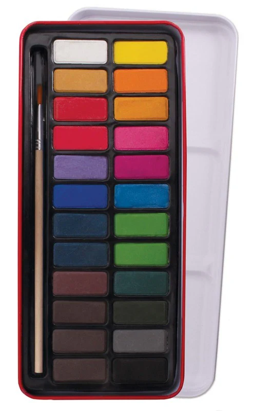 Water Colour Pallet - 24 Colours - Image 2