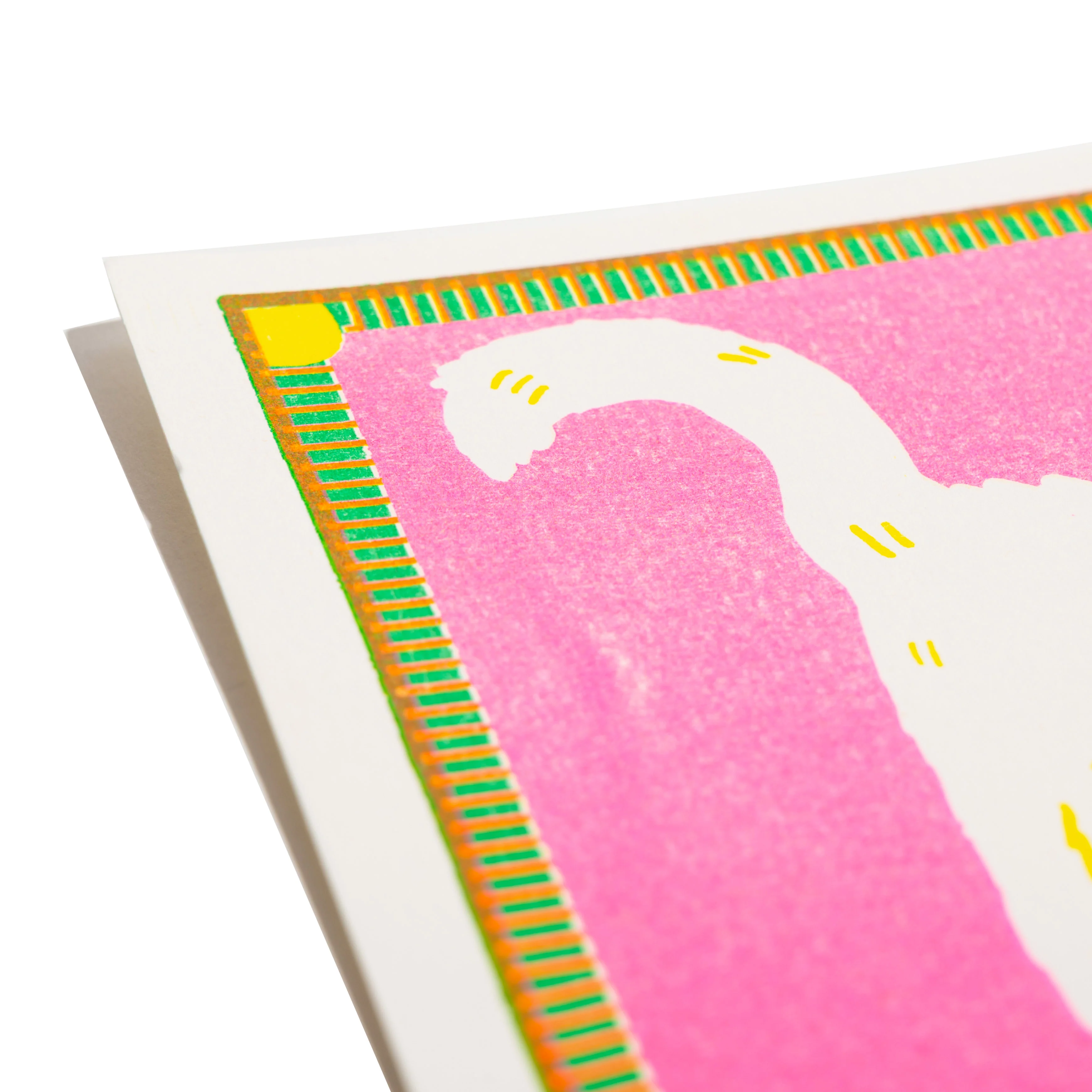 White Cat Mini Print - Image 2