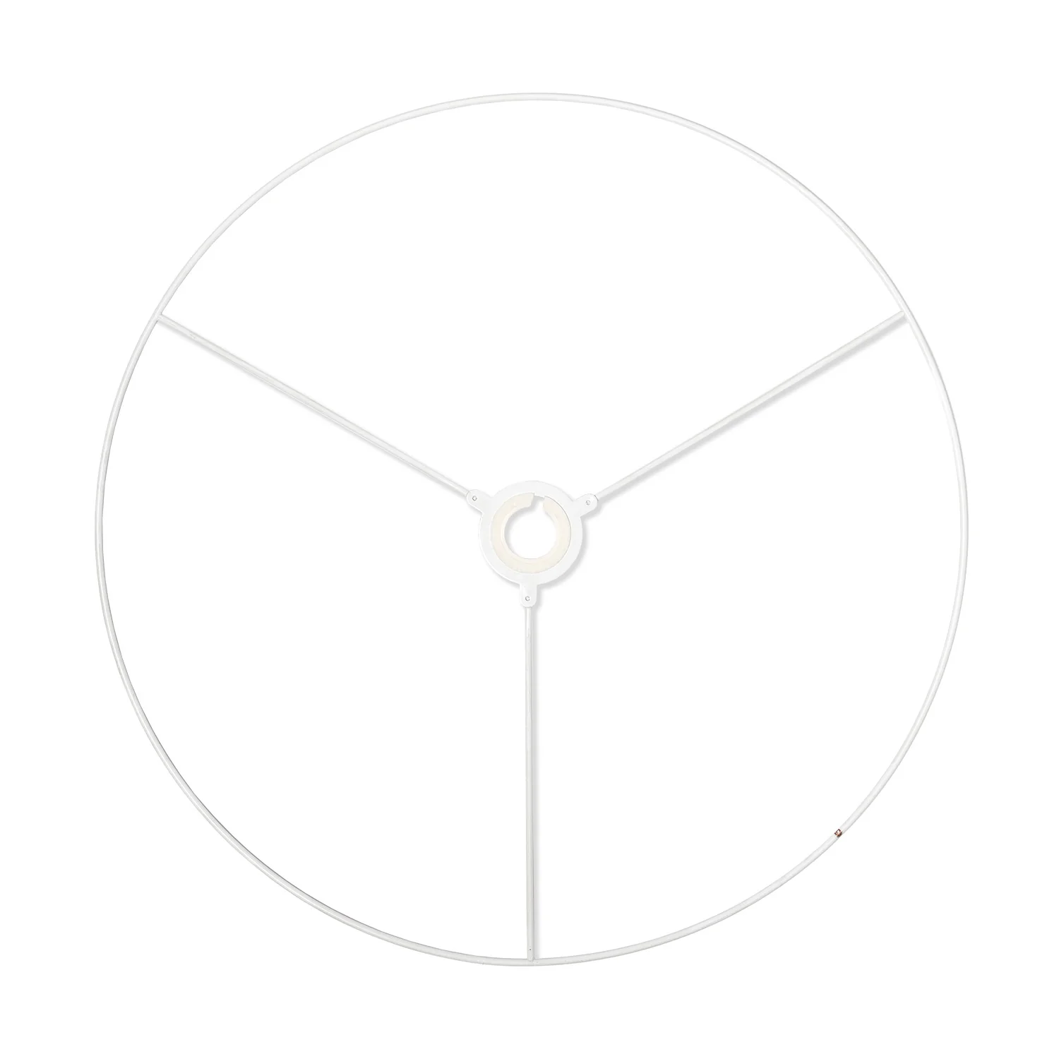 Utility Ring White Coated Lampshade Frame - Image 14