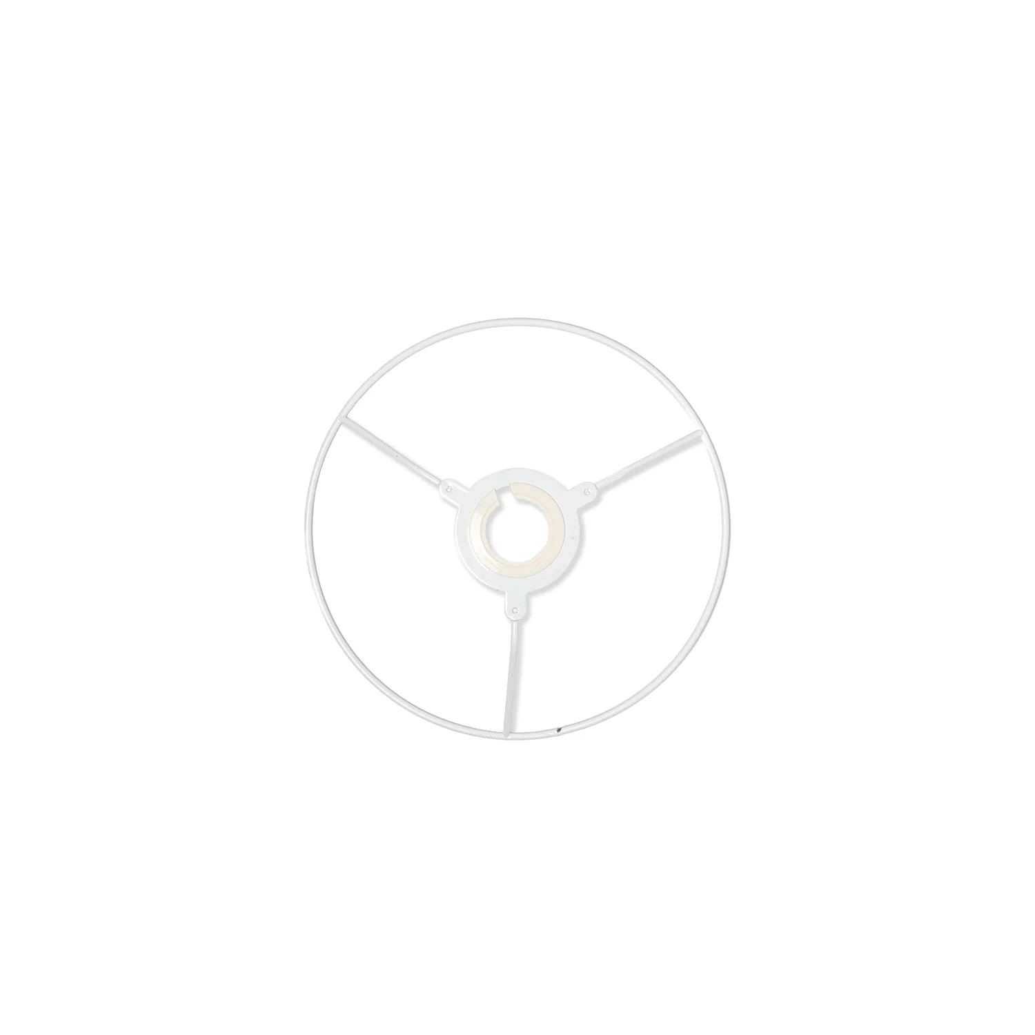 Utility Ring White Coated Lampshade Frame - Image 7