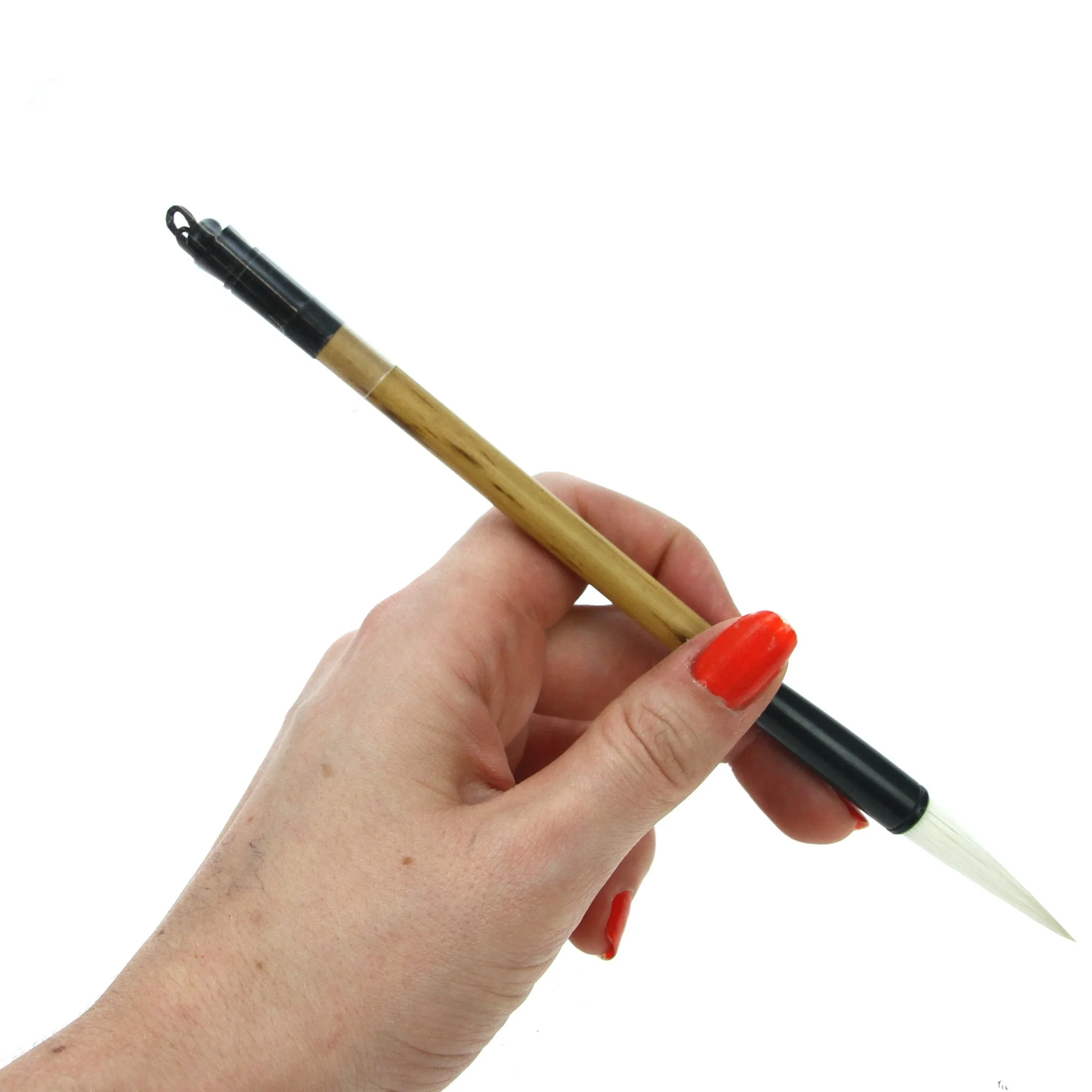 White Goat Hair Calligraphy Brush No.3 - Image 2