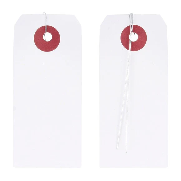 Labels with Metallic Wire - 50 Pack