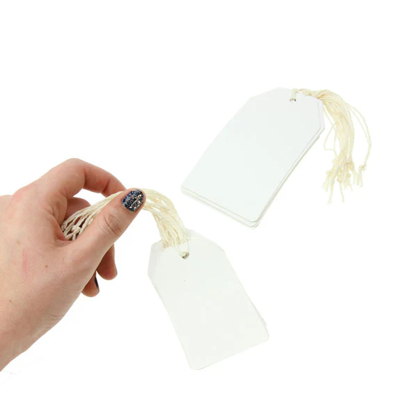 White Tags - 20 Pack - Image 2