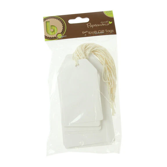 White Tags - 20 Pack - Image 3