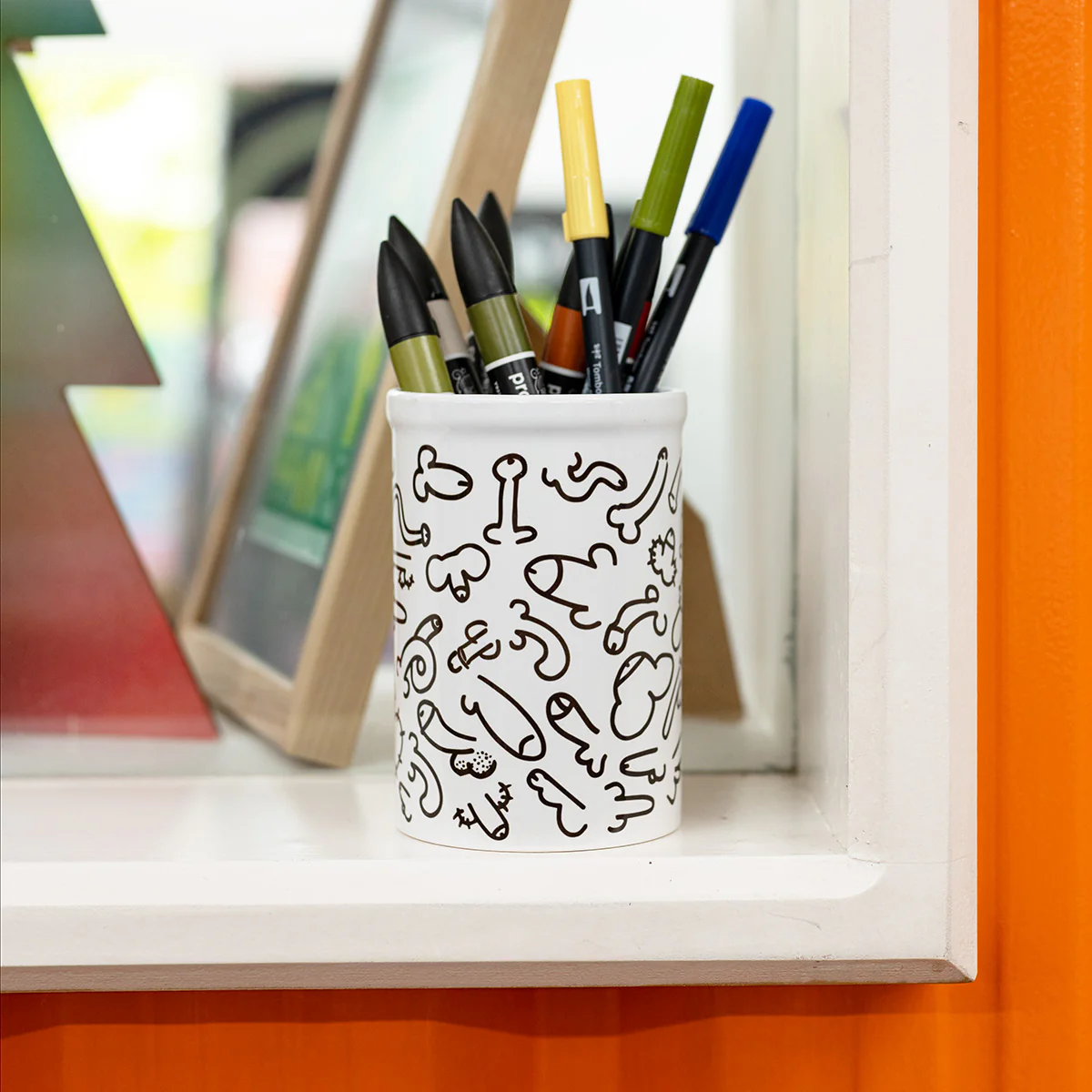 Willy Ceramic Pen Holder - Image 2