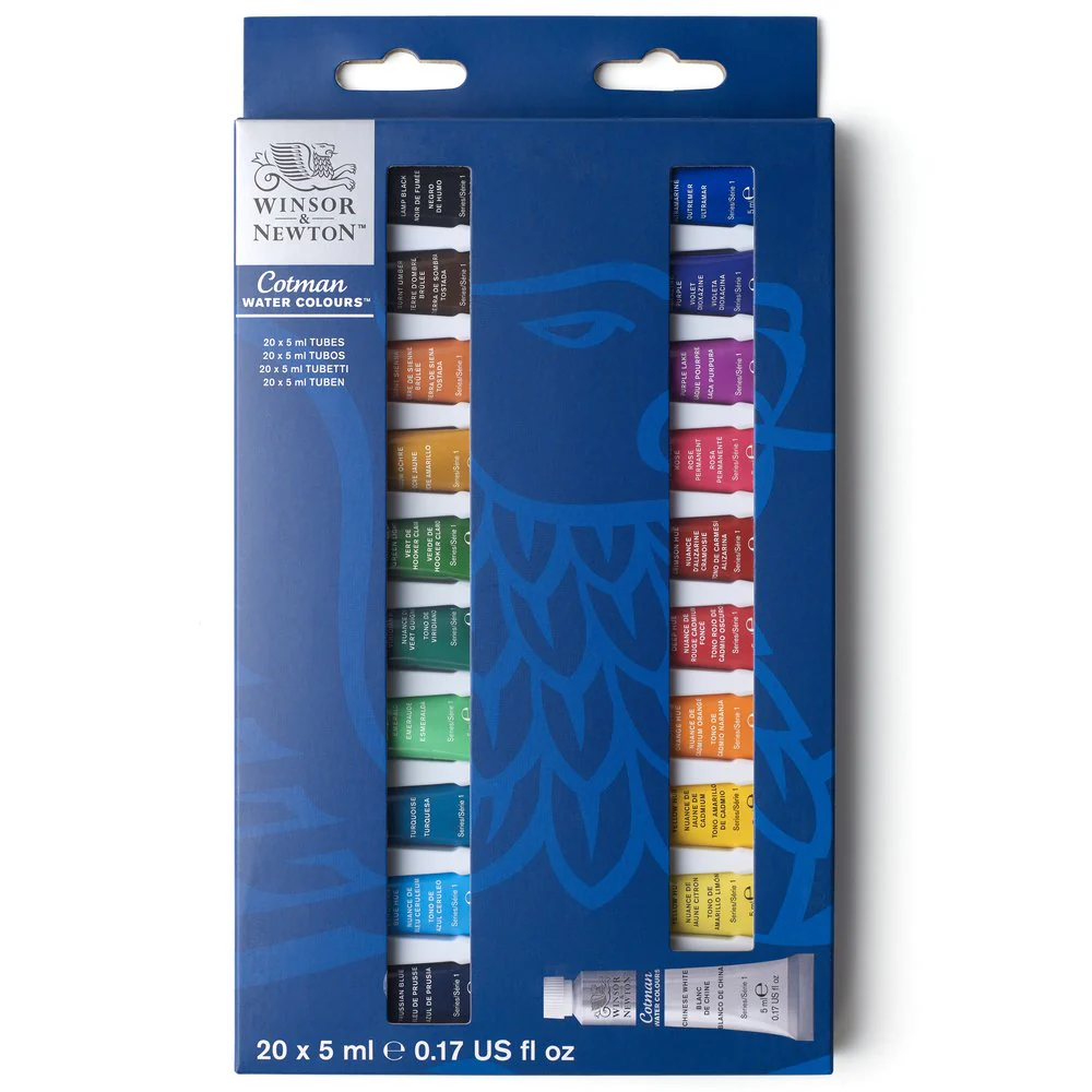 Cotman Watercolour Tube Set 20 x 5ml