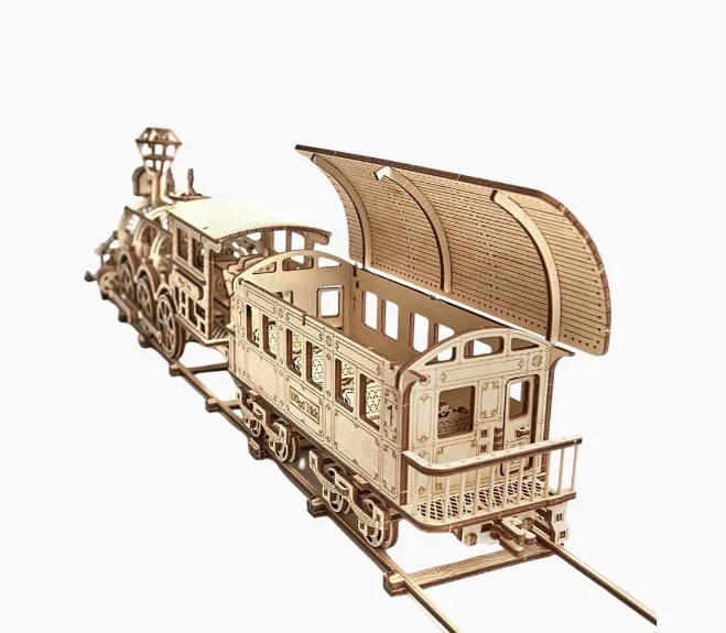 Wood Trick Locomotive R-17 Mechanical Model - Image 3