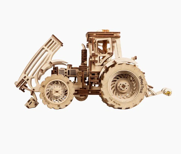 Wood Trick Tractor Mechanical Model - Image 2